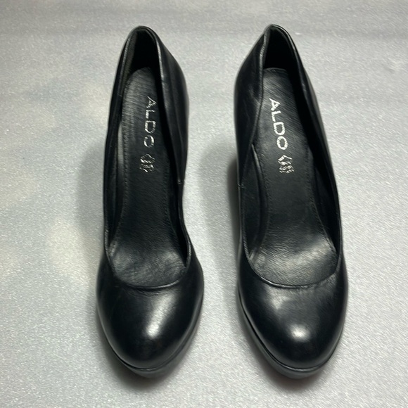 Aldo leather platform heels - Picture 1 of 6